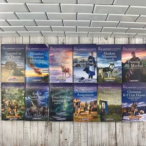 Lot Of 12 Harlequin Love Inspired Suspense Larger Print Romance Books 2022-2023